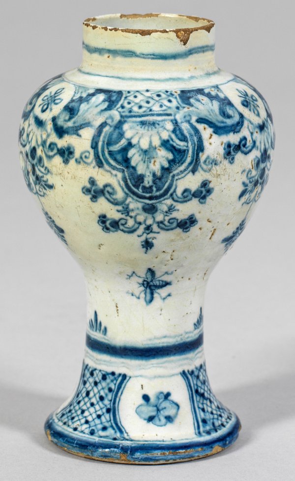 Kleine Braunschweiger Fayence-Vase