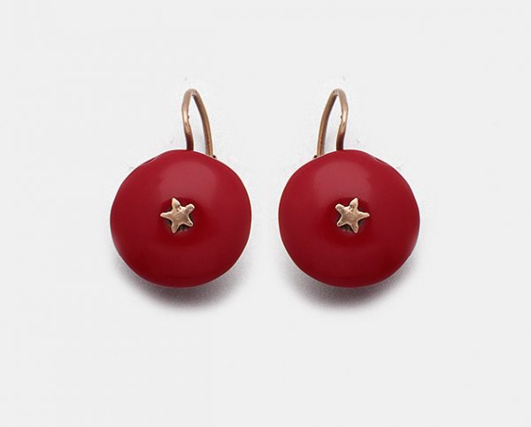 Paar Art Déco-Ohrringe