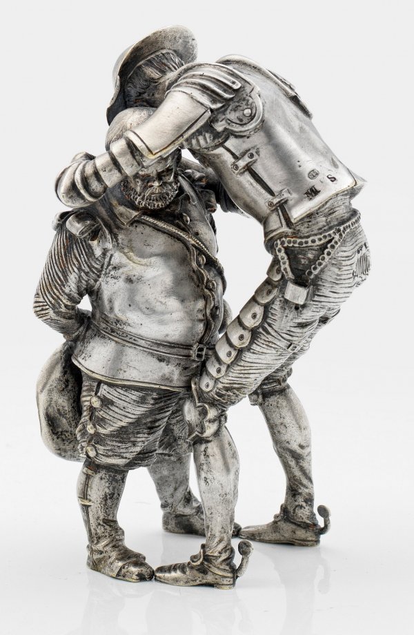 Figurengruppe Don Quijote und Sancho Panza