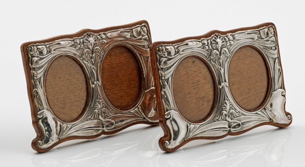 Paar Jugendstil-Bilderrahmen