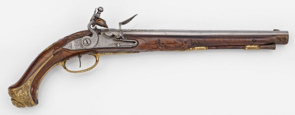Barocke Steinschlosspistole
