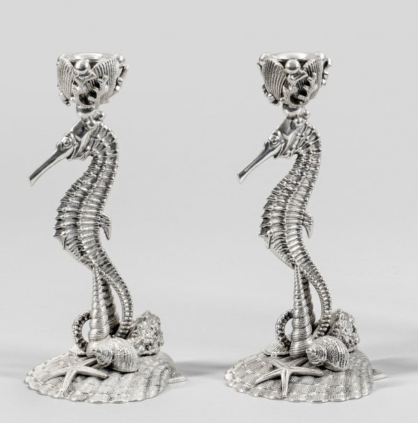 Paar extravagante Kerzenleuchter