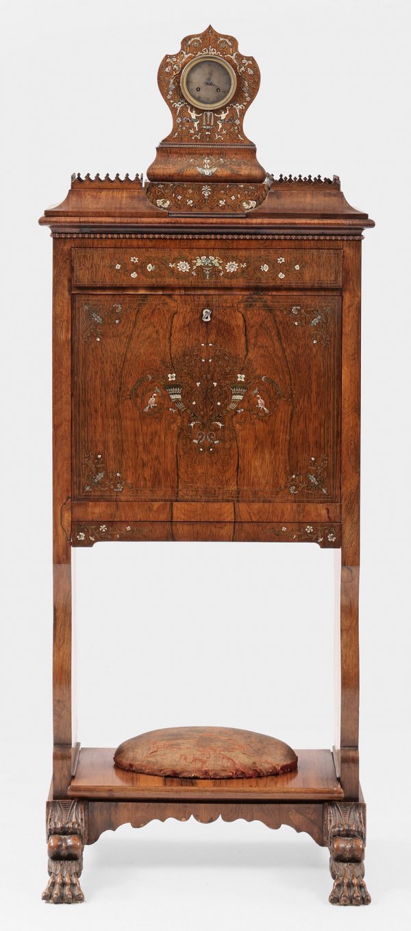 Kleiner Spätbiedermeier-Sekretär