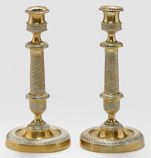 Paar Empire-Kerzenleuchter