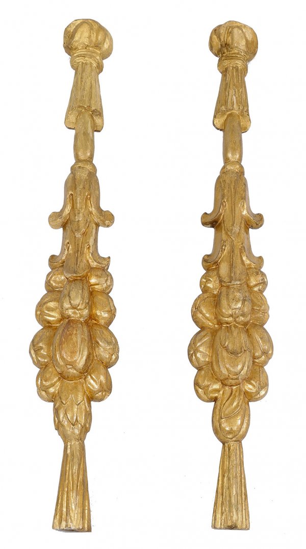 Paar große Louis XVI-Wandappliken