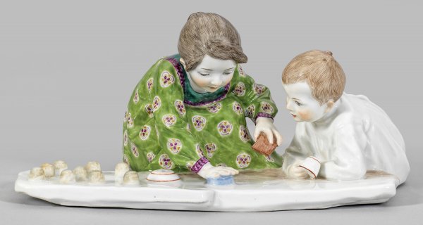 Seltene frühe Ausformung der Figurengruppe