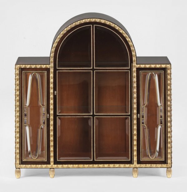 Jugendstil-Vitrinenaufsatz von Emanuel Josef Margold