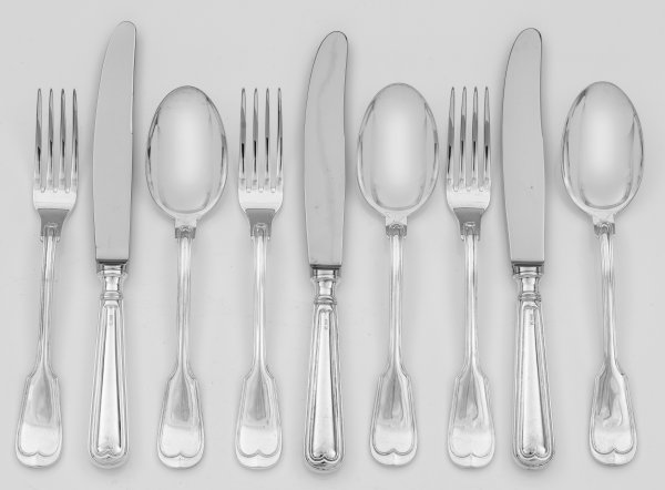 Menübesteck für sechs Personen