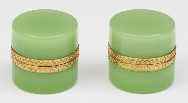 Paar Art Déco-Dosen