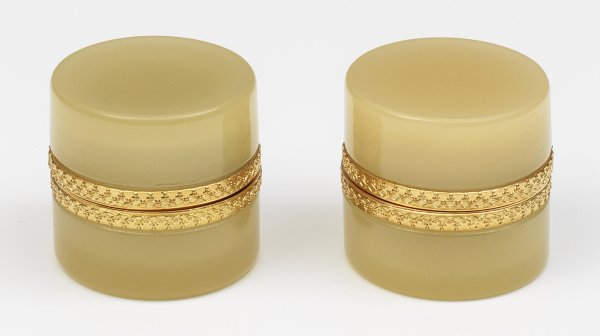 Paar Art Déco-Dosen