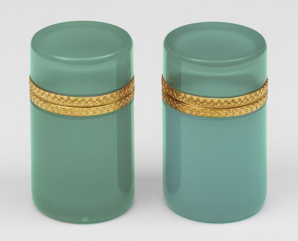 Paar Art Déco-Dosen