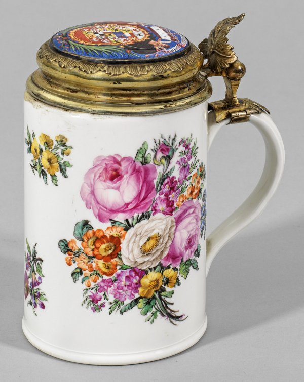 Emailplakette mit Wappen von Kurfürst Friedrich Wilhelm