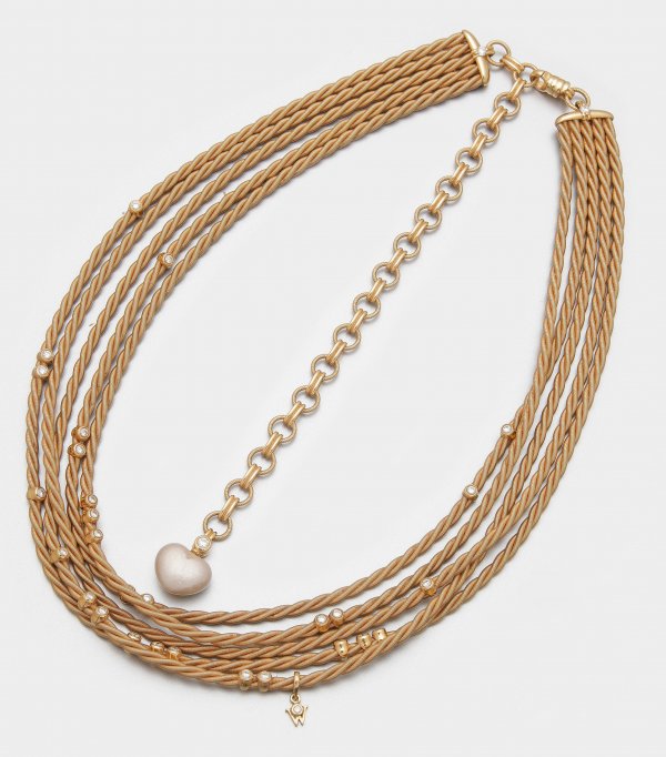 Elegantes Wellendorff Collier-Brillantspiel