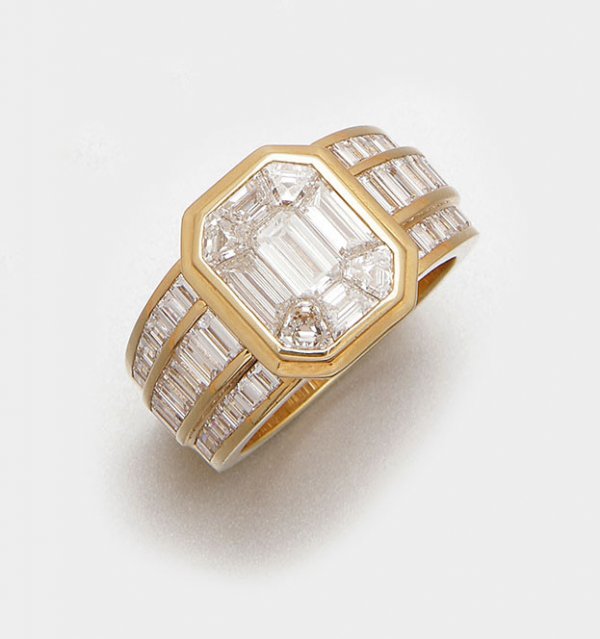 Repräsentativer Diamantring