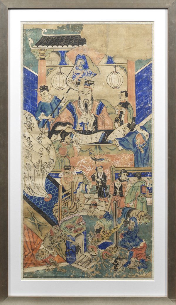 Paar chinesische Malereien