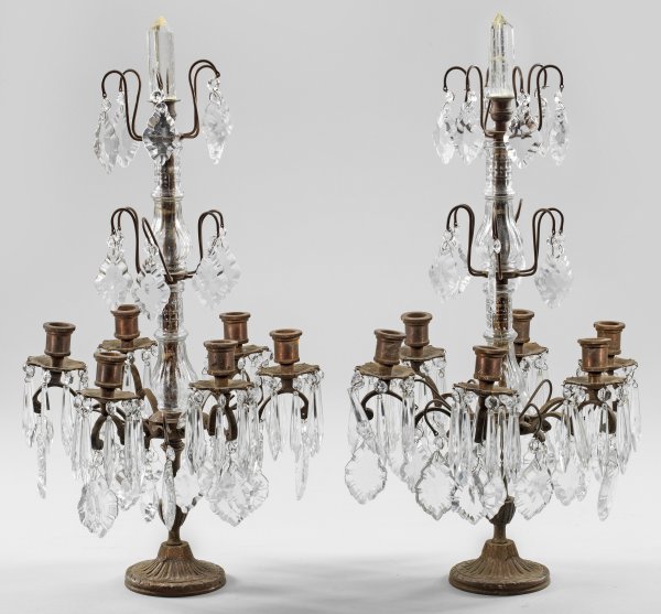 Paar Tischgirandolen