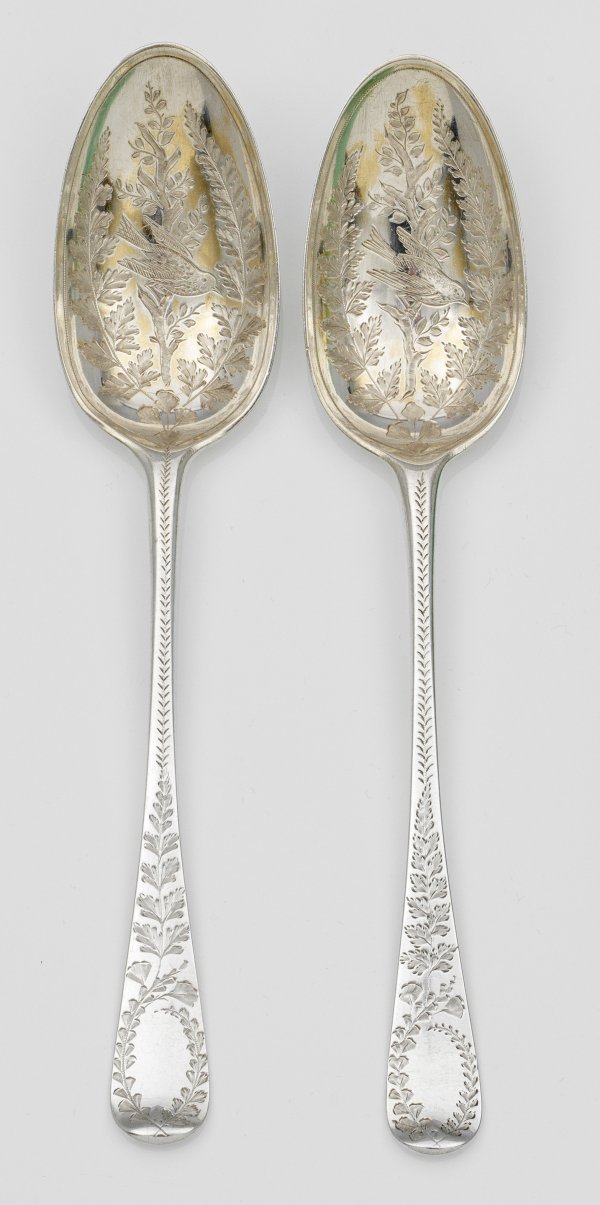 Paar Früh-Georgianische Hochzeitslöffel