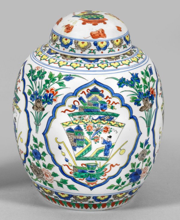 Ingwergefäß Famille verte