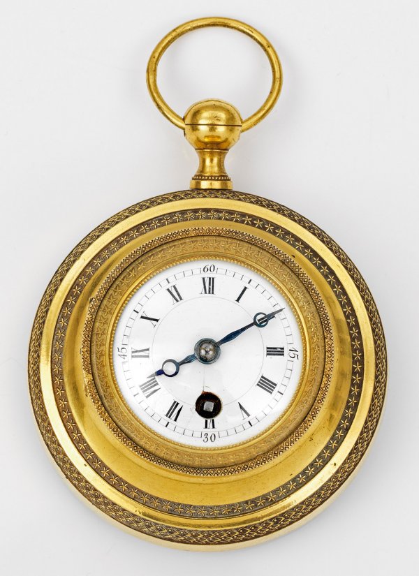 Kleine Oeil de Boeuf-Uhr