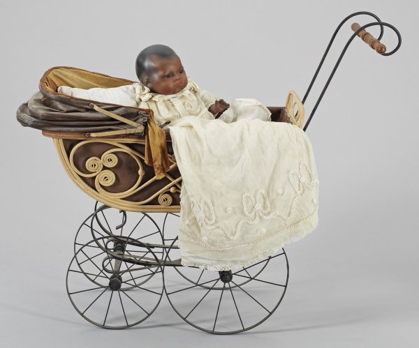 My Dreambaby von Armand Marseille mit Puppenwagen