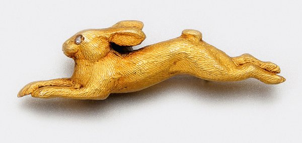 Hasen-Krawattennadel