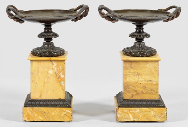 Paar Charles X-Tafelaufsätze