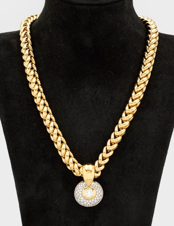 Repräsentatives Brillant-Collier von WEMPE