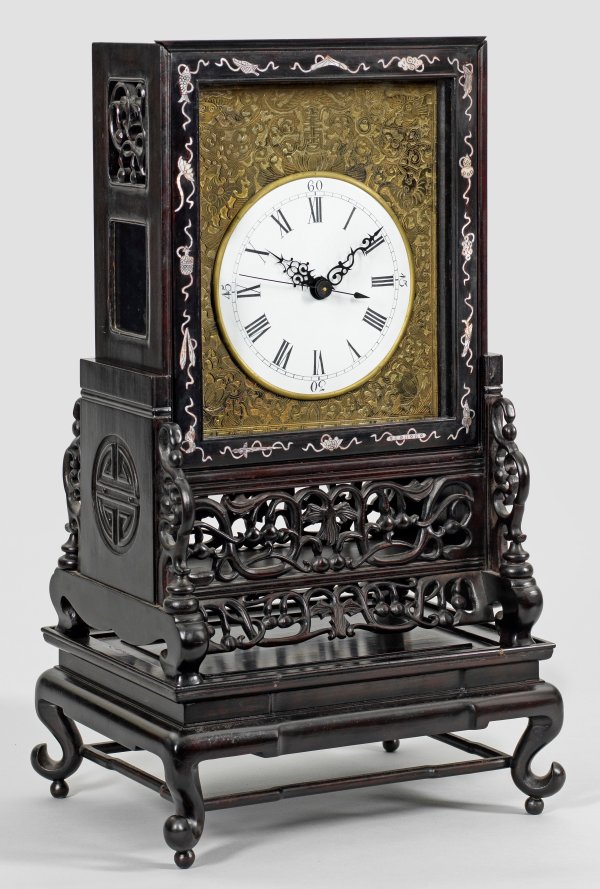 Große chinesische Kaminuhr