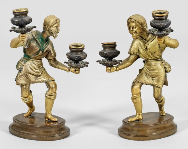 Paar Figurenleuchter