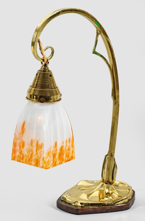 Jugendstil-Tischlampe im Sezessionsstil