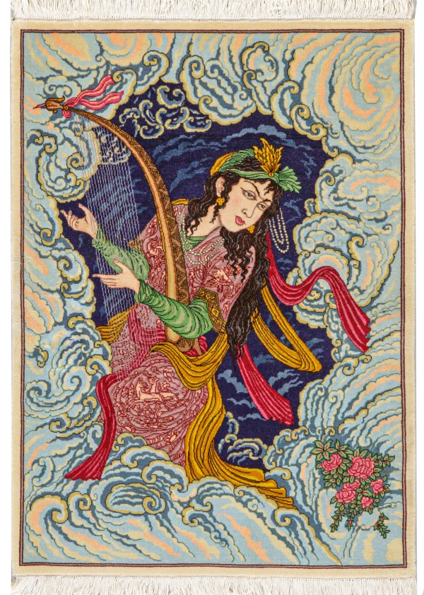 Kleiner Isfahan-Bildteppich