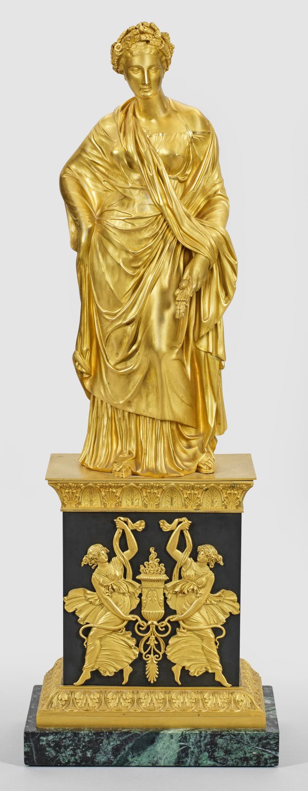 Bronzestatuette Demeter