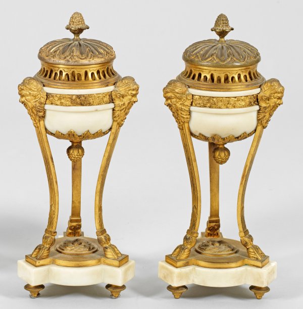 Paar Brûle-Parfum im Louis XVI-Stil