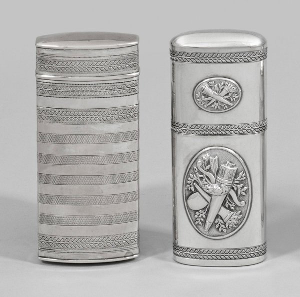 Zwei Empire-Zigarrenetuis