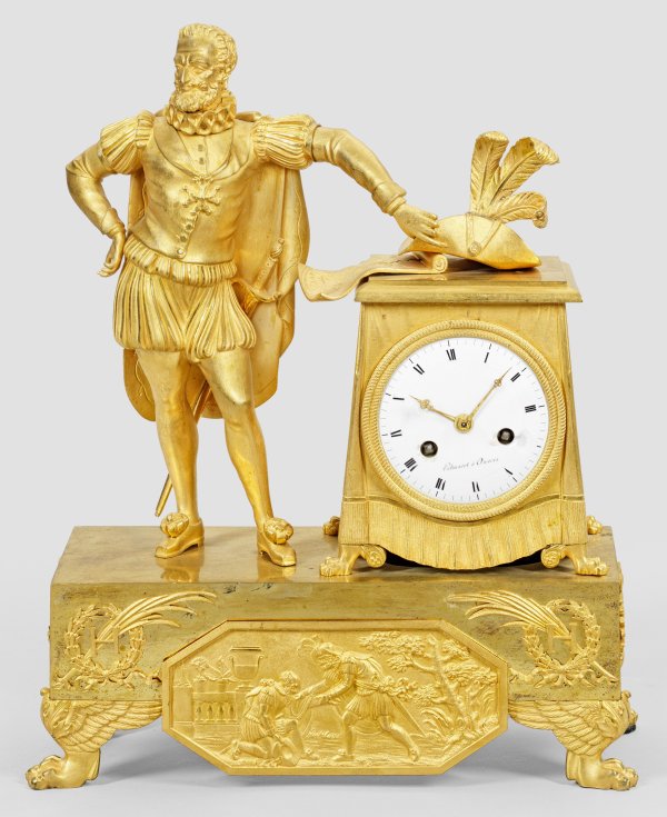 Figurenpendule Henri IV