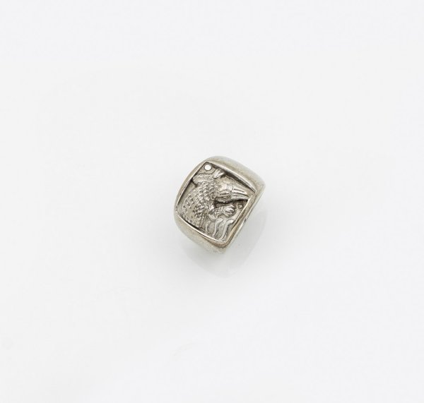 Krokodil-Bandring im Stil von Barry Kieselstein Cord