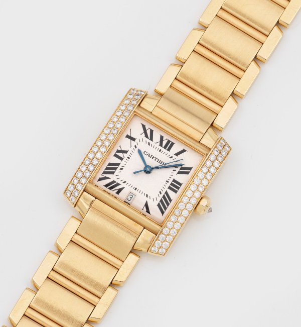 Damenarmbanduhr von Cartier-Tank Française