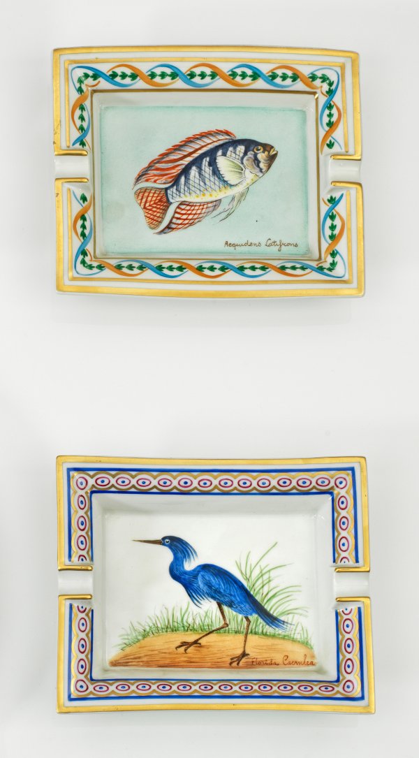 Zwei Aschenbecher von Hermès