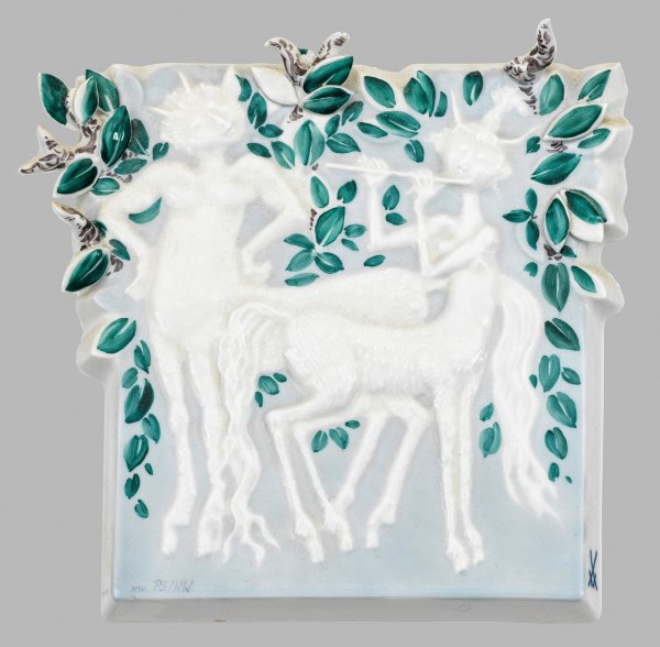 Kleines Wandbild mit Zentaurenpaar