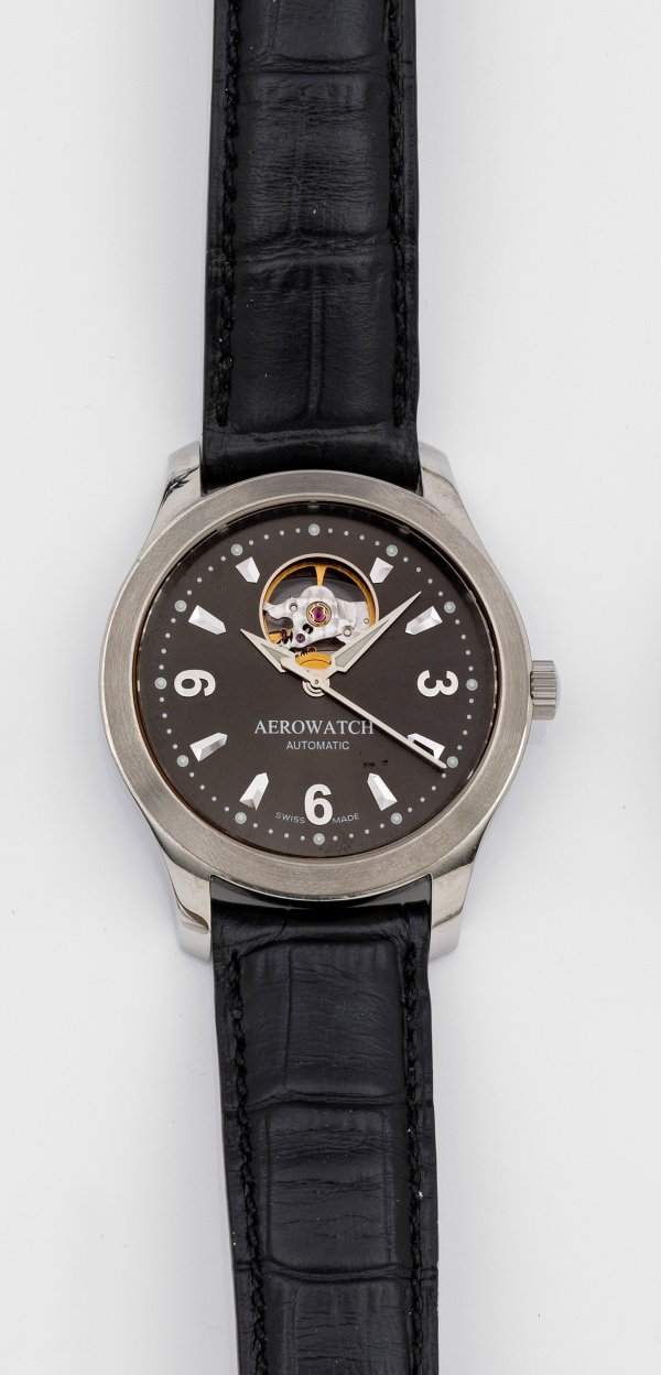 Herrenarmbanduhr von AEROWATCH mit Tourbillon