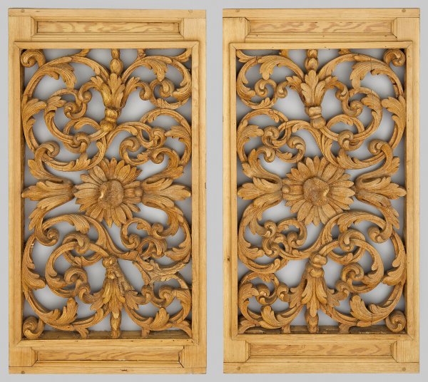 Paar Paneele im Barock-Stil