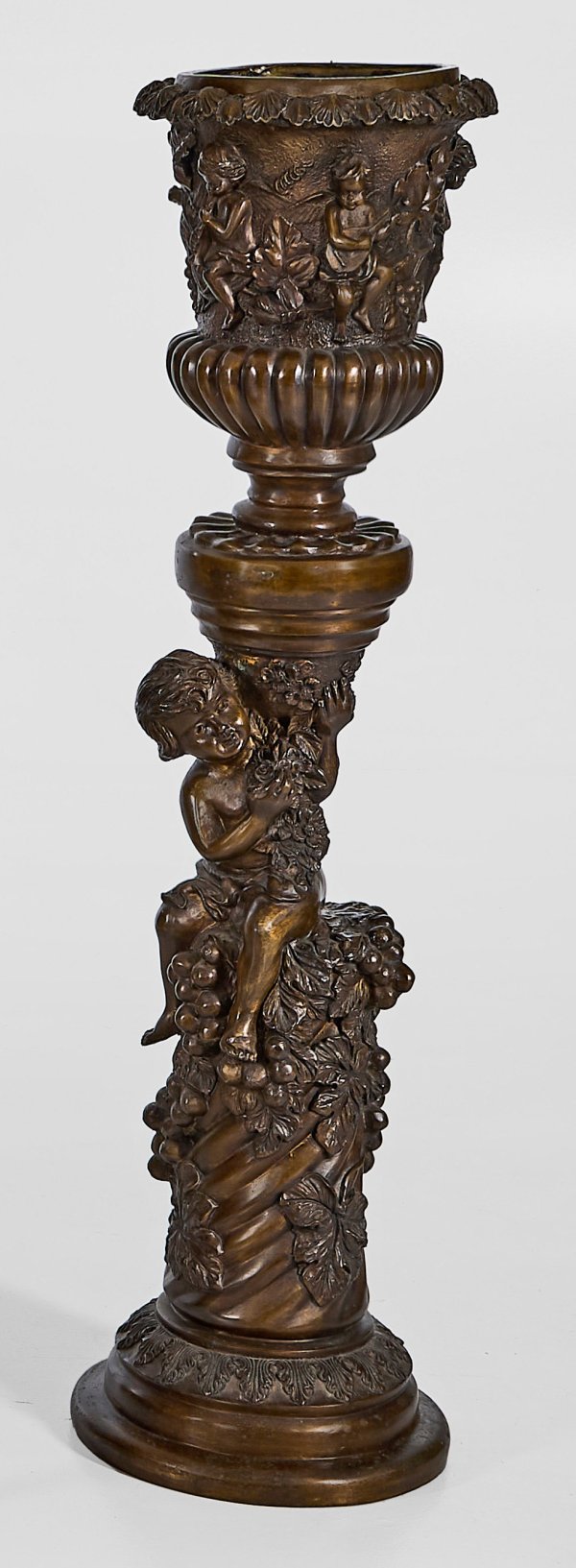 Blumensäule im Belle Epoque-Stil