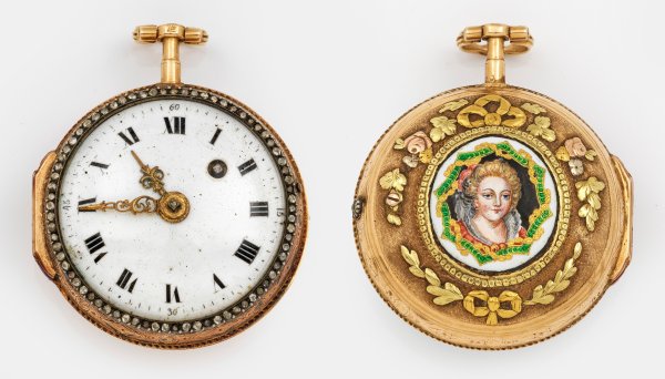 Spindeltaschenuhr von Le Noir, Paris