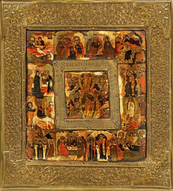 Festtagsikone mit Oklat