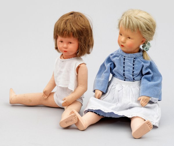 Zwei Käthe Kruse-Puppen