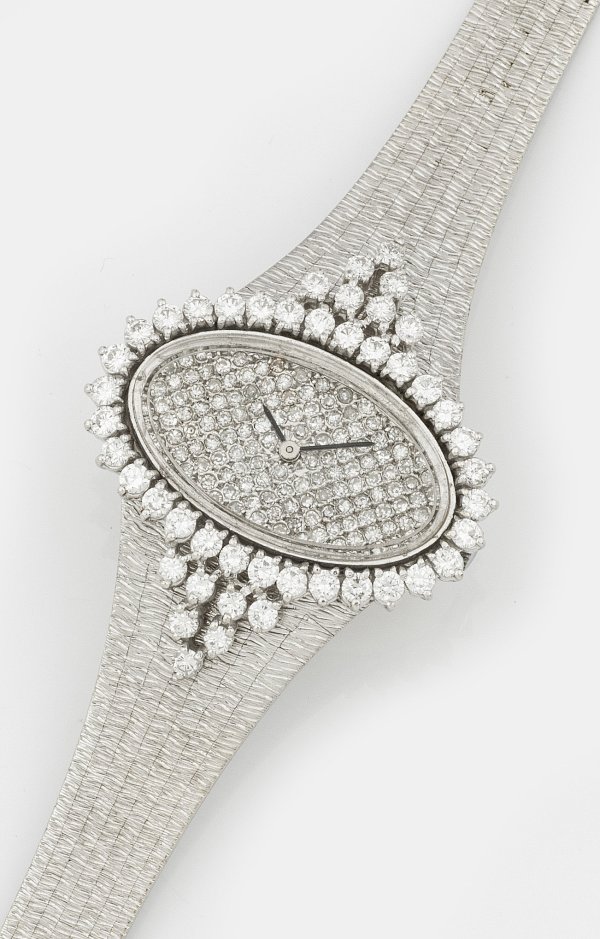 Extravagante Schmuck-Diamant-Damenarmbanduhr