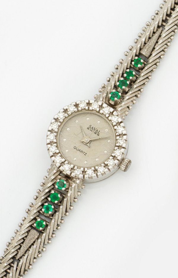 Schmuckarmbanduhr von SAVAL aus den 1960er Jahren