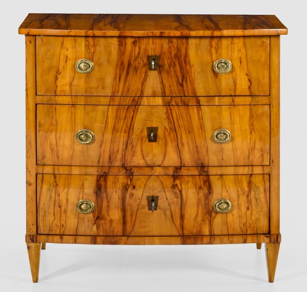 Biedermeier-Pfeilerkommode