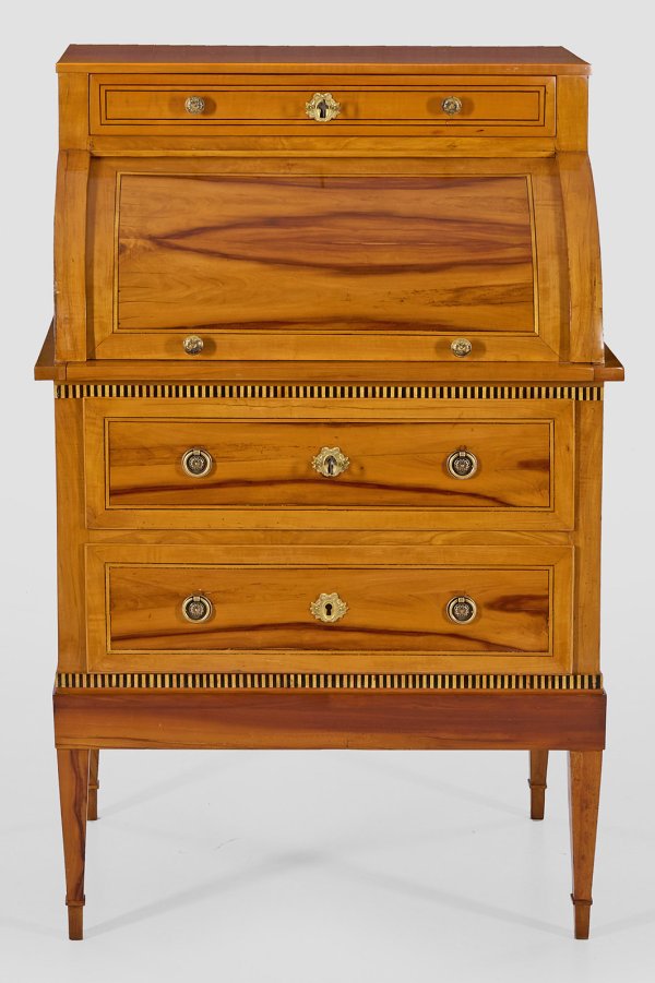 Kleines Biedermeier-Zylinderbureau