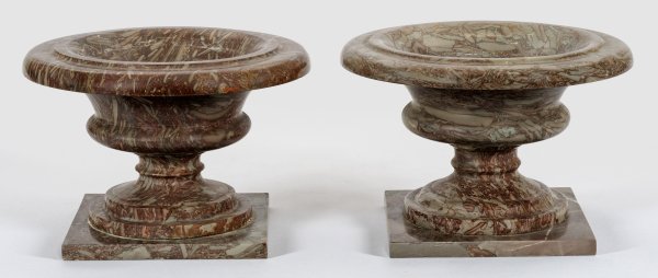 Paar große Aufsatzschalen